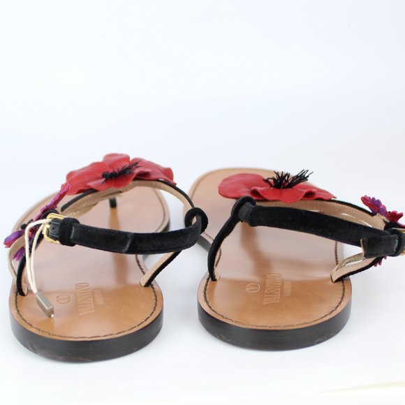 NEW VALENTINO GARAVANI Floral Sandals - Picture 9 of 16